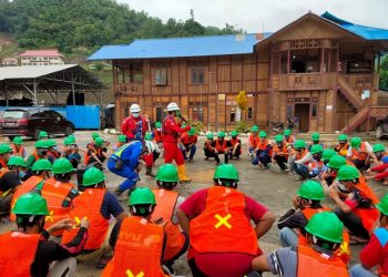 PT PP Proyek Bendungan Lolak Terus Tingkatkan Program K3