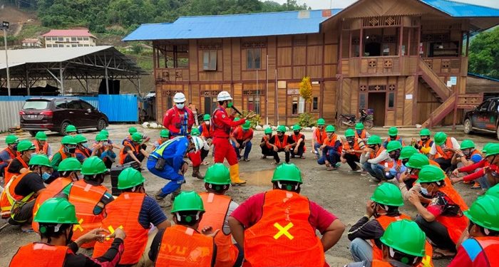 PT PP Proyek Bendungan Lolak Terus Tingkatkan Program K3