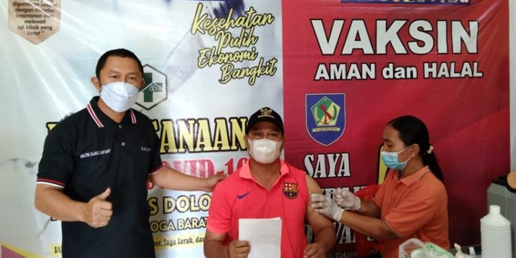 Pemkab Bolmong Menggelar Rapid Tes Antigen dan Vaksinasi di 15 Kecamatan