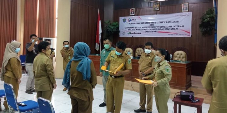 Hasil Penilaian Inspektorat Bolmong, Dinas Pendidikan dan Kesehatan Masuk Zona Merah