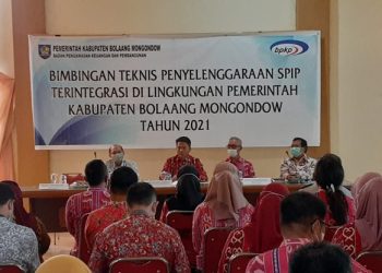 Sekda Bolmong Buka Bimtek SPIP Teritegritas