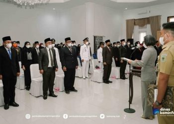 pelantikan pejabat Bolmong