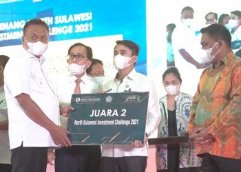 Wayan Miniastuti dan Sucipto Mokoginta Bawa Nama Harum Kabupaten Bolmong di Kick Off North Sulawesi Investment Challenge 2021