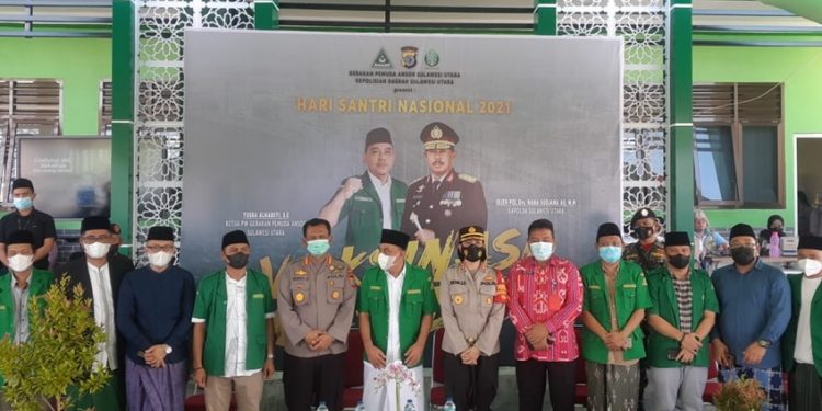 Pemkab Bolmong Sokong Vaksin di Hari Santri