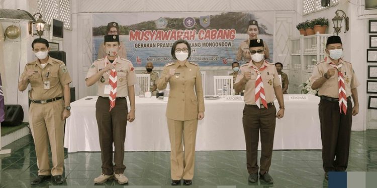 Renti Mokoginta Terpilih Ketua Gerakan Pramuka Bolmong Periode 2021-2026