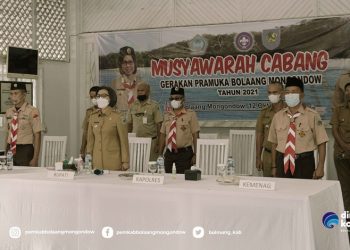 Bupati Bolmong Buka Muscab Gerakan Pramuka Masa Bakti 2021-2026