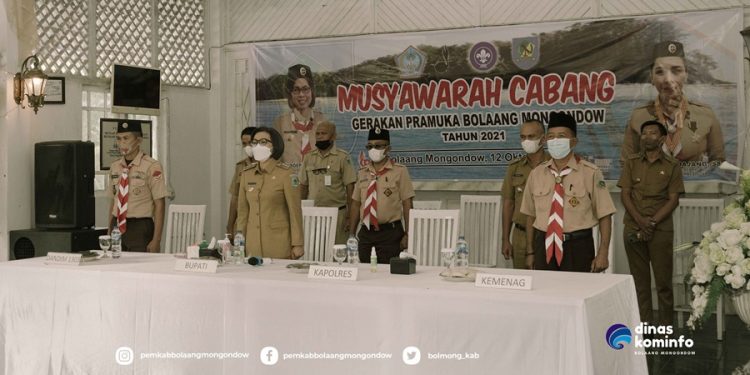 Bupati Bolmong Buka Muscab Gerakan Pramuka Masa Bakti 2021-2026