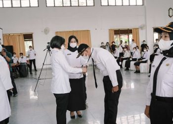 Bupati Bolmong Yasti Soepredjo Mokoagow Buka Latsar Calon PNS