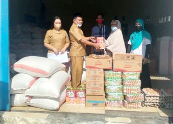 Dinas Sosial Bolmong Salurkan Bantuan Untuk Panti Asuhan