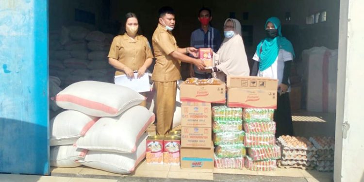 Dinas Sosial Bolmong Salurkan Bantuan Untuk Panti Asuhan