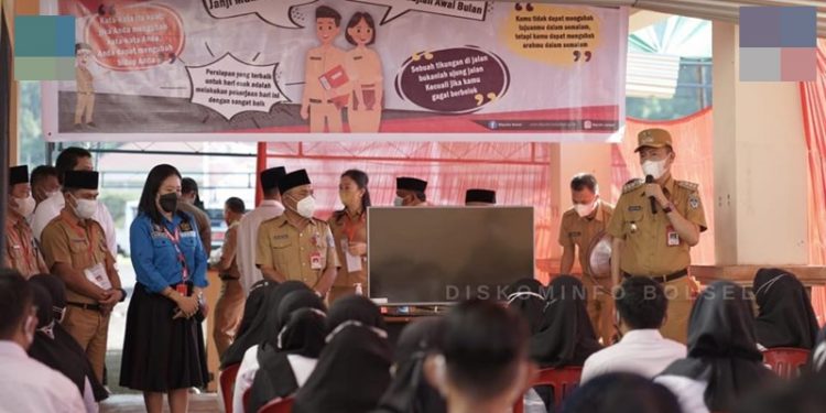 Bupati Bolsel Suport Peserta Tes SKD