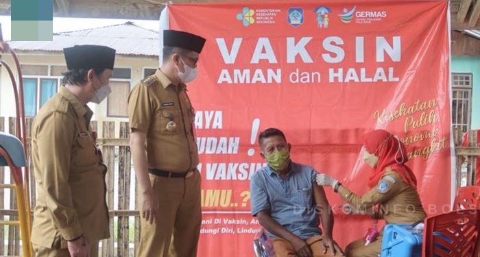 Vaksinasi di Kabupaten Bolsel Capai 73 Persen