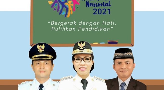 Pemkab Bolmong Peringati HUT PGRI ke 76 dan Hari Guru Nasional 2021