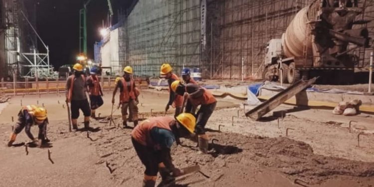 Pekerjaan Proyek Bendungan Lolak Dipacu