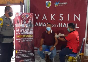 Data Vaksinasi Warga Bolmong di Empat Kecamatan Masuk Kota Kotamobagu