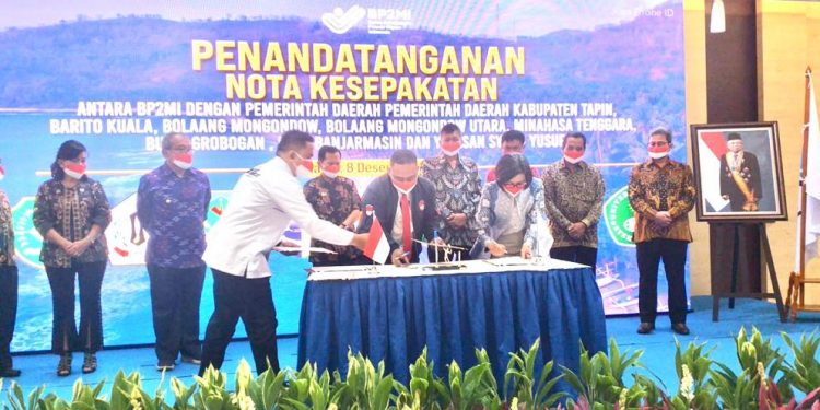 Penandatanganan kerjasama Pemkab Bolmong dengan BP2MI