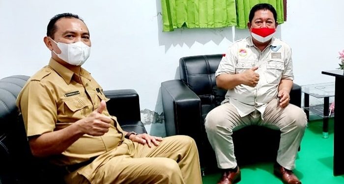 Bersama Dinas Transmigrasi Tenaga Kerja Bolmong,