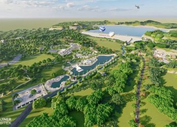 Seperti Inilah Taman Yang Dirancang di Bendungan Lolak