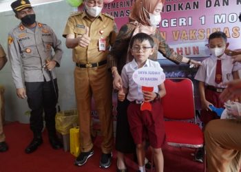 Moh Regiansyah Kamaru Anak Usia Dini Pertama Yang Divaksin