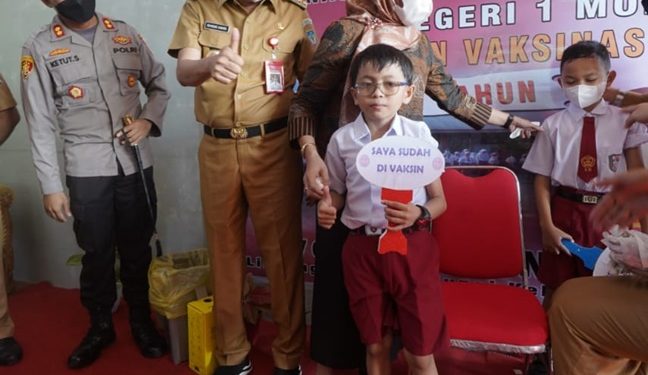 Moh Regiansyah Kamaru Anak Usia Dini Pertama Yang Divaksin
