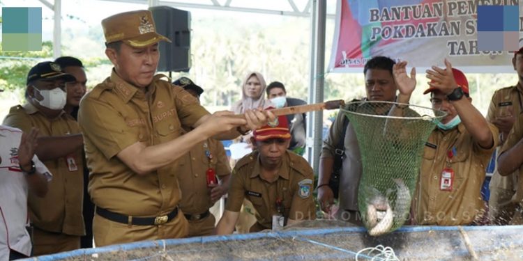 Pemkab Bolsel Dorong Pembudidayaan Sistem Bioflok