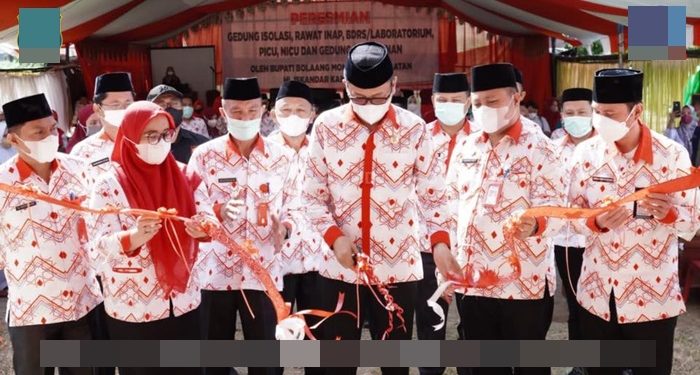 Iskandar Resmikan Sejumlah Gedung Penunjang di RSU Bolsel