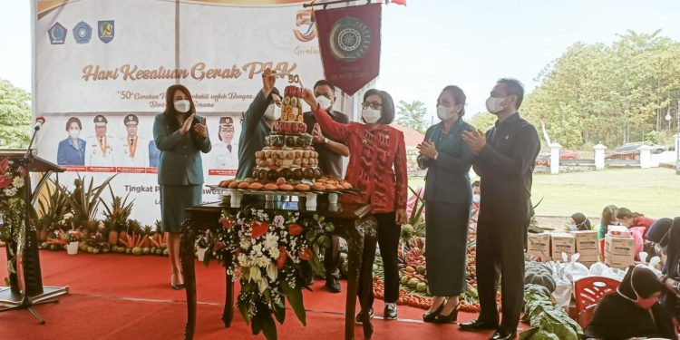 Kabupaten Bolaang Mongondow (Bolmong) menjadi tuan rumah Hari Kesatuan Gerak (HKG) Ke-50