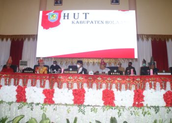 HUT Kabupaten Bolmong ke 68, DPRD Menggelar Paripurna