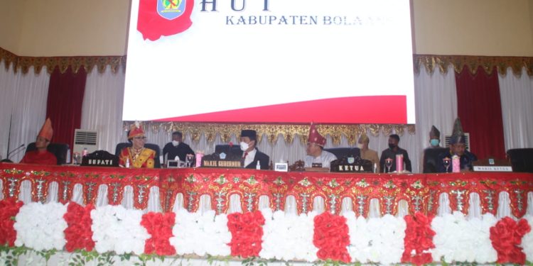 HUT Kabupaten Bolmong ke 68, DPRD Menggelar Paripurna
