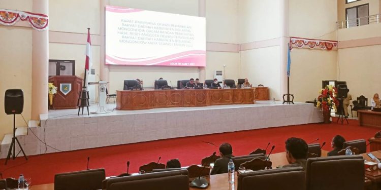 DPRD Bolmong Menggelar Paripurna Hasil Reses
