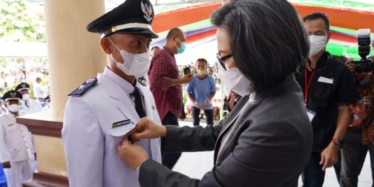 Bupati Bolmong Melantik 96 Sangadi Terpilih