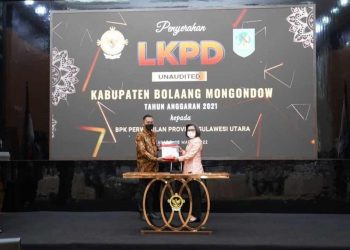 LKPD Bolmong Tahun 2021 Diserahkan ke BPK