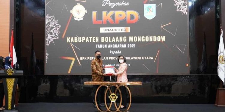 LKPD Bolmong Tahun 2021 Diserahkan ke BPK