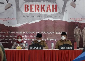 Satu Tahun Pimpin Bolsel, Pasangan BERKAH Minta OPD Jabarkan Hasil Capaian