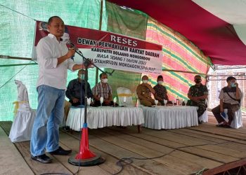 Reses DPRD Bolmong, Mat Mokoagow Bawah Usulan Masyarakat Dapil Enam