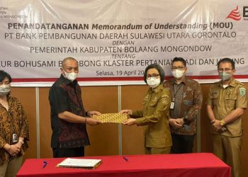 Pemkab Bolmong Fasilitasi KUR Bahusami Bakobong Bersama Bank SulutGo  