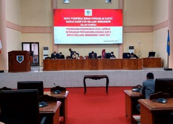 Pansus DPRD Bolmong Serahkan Rekomendasi LKPJ Lewat Rapat Paripurna  