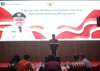 Sekda Bolmong Tahlis Gallang Paparkan 8 Aksi Penurunan Stunting