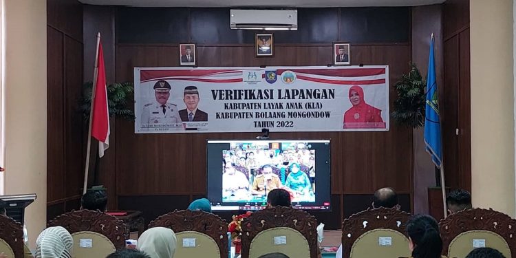 Bolmong Verifikasi Lapangan Hybrid Kabupaten Layak Anak