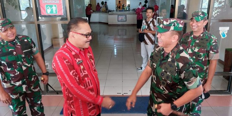 Pj Bupati Bolmong Menerima Kunjungan Danrem 131 Santiago