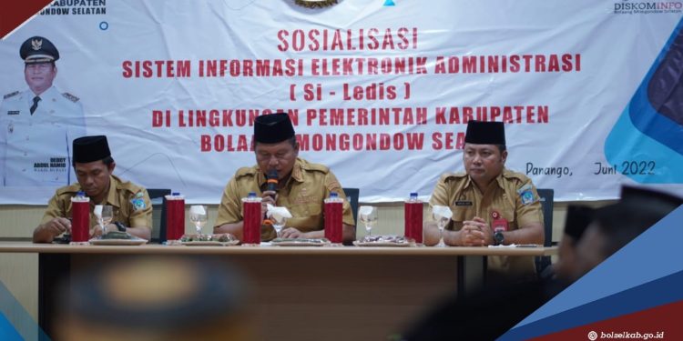 Wakil Bupati Deddy Abdul Hamid Buka Sosialisasi SI-Ledis