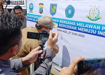 Dua Desa di Bolmong Dicanangkan Bersih Narkoba