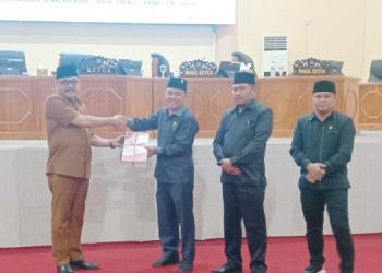 DPRD Bolmong Paripurnakan Ranperda LPJ APBD 2021