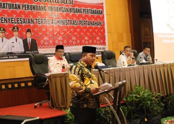 Wabup Bolsel Minta Sangadi Segera Buat Buku Register Tanah