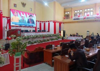 DPRD Bolmong Gelar Paripurna Pidato Kenegaraan