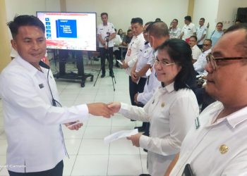 Kominfo Bolmong Menggelar Sosialisasi dan Bimtek Pemanfaatan Tanda Tangan Elektronik