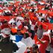 Jelang Hari Kemerdekaan RI ke 77 Pemkab Bolaang Mongondow (Bolmong) menggelar pencanangan 10 juta bendera Merah Putih. Pencanangan 10 juta bendera di Kabupaten Bolmong itu, dipimpin Penjabat Bupati Bolmong Limi Mokodompit diwakili Sekretaris Daerah Tahlis Gallang.  Kegiatan yang dilaksanakan oleh Badan Kesatuan Bangsa dan Politik ini untuk memperingati hari ulang tahun ke-77 Kemerdekaan RI. “Pencanangan ini ditandai dengan pembagian bendera ke para Camat untuk dibagikan ke desa-desa,” ujar Sekda Bolmong Tahlis Gallang. Tahlis menjelaskan, gerakan pembagian 10 juta bendera Merah Putih kepada masyarakat merupakan petunjuk dari Kementerian Dalam Negeri melalui pemerintah provinsi, kabupaten/kota dalam rangka menyemarakkan HUT Ke-77 Kemerdekaan RI. Menurutnya kegiatan ini dilaksanakan dengan pemikiran bahwa bendera Merah Putih merupakan identitas, simbol, dan alat pemersatu bangsa di seluruh wilayah NKRI. “Saya berharap setelah pencangan ini, seluruh SKPD, pimpinan instansi vertikal, BUMN, perbankan, partai politik, organisasi masyarakat, untuk berpartisipasi secara swadaya membagikan bendera Merah Putih kepada masyarakat sampai dengan tanggal 31 Agustus 2022,” tambahnya. Selain itu kegiatan ini juga sebagai ajang sosialisasi kepada pelajar, mahasiswa, ormas, partai politik dan masyarakat untuk menumbuhkan rasa nasionalisme, patriotisme dan cinta tanah air. Kepala Kesbangpol Bolmong Chris Kamasaan menjelaskan kegiatan ini dilandasi pemikiran bendera merah putih merupakan identitas dan simbol bangsa serta sebagai alat pemersatu di seluruh wilayah NKRI. “Pencanangan ini akan diikuti gerakan masif seluruh komponen di masing-masing instansi termasuk,” katanya. Menurutnya gerakan pembagian 10 juta bendera Merah Putih merupakan kegiatan nasional dengan cara menggalang partisipasi dan swadaya pemerintah, masyarakat baik secara pribadi maupun kelompok serta unsur-unsur organisasi kemasyarakatan. (*)