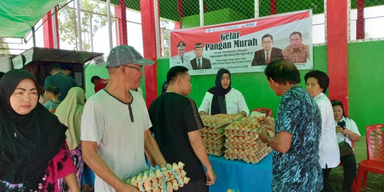 DKP Bolmong: Setiap Pasar Murah Satu Ton Beras Habis Terjual