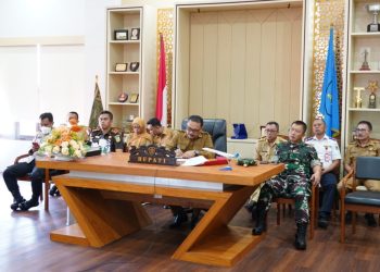 Bupati Bersama Forkopimda Kabupaten Bolmong Ikut Rakor Pengendalian Inflasi Daerah