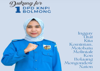TOTABUAN.CO BOLMONG – Musyawarah Daerah (Musda) ke XI KNPI Kabupaten Bolaang Mongondow (Bolmong) menjadi perhatian tersendiri bagi Bupati Guhanga Bolmong Yasti Soepredjo Mokoagow. Yang menjadi perhatian bagi Yasti Soepredjo Mokoagow di Musda KNPI Bolmong itu adalah, sosok nama Feramitha Tiffani Mokodompit yang akan maju bertarung. Menurut Yasti, Mitha sapaan akrab Feramitha Tiffani Mokodompit adalah sosok yang tepat memimpin KNPI Bolmong. Sangat beralasan menurutnya mendukung Mitha di Musda KNPI Bolmong. “Mitha sosok yang tepat untuk memimpin KNPI Bolmong. Mitha sosok perempuan yang memiliki potensi,” kata Yasti ketika diwawancarai wartawan Selasa 18 Oktober 2022. Menurutnya, Mitha adalah sosok perempuan yang punya kapabilitas. Selain sudah teruji di organisasi kemahasiswaan, Mitha ditunjang pendidikan formal yang jelas. Sehingga lanjutnya, warna kebersamaan pemuda di Kabupaten Bolmong terasa dinamis. “Mitha anak baik, punya integritas, pendidikan formalnya jelas. Cocok lah untuk pimpin KNPI Bolmong. Bukan karena Ia anak pejabat. Namun harus jujur dikatakan, bahwa Ia (Mitha red) punya kapabilitas untuk memimpin KNPI Bolmong,” imbuh  YSM singkatan Yasti Soepredjo Mokoagow. Ia yakin, jika Mitha terpilih sebagai Ketua KNPI Bolmong, lulusan Alumni program pascasarjana Universitas Gadjah Mada Yogyakarta ini akan mampu membawa KNPI Bolmong akan lebih baik. “Kita harus bersyukur, sebab Mitha itu aset Bolmong yang memiliki potensi untuk menggantikan kita-kita di masa depan. Saya yakin KNPI Bolmong di tangan Mitha akan mampu mengembangkan potensi daerah,” tambahnya. “KNPI itu adalah laboratorium kader kepemudaan yang berwawasan kebangsaan. KNPI memiliki tanggung jawab yang besar terhadap problem pemuda dan organisasi pemuda yang ada di Kabupaten Bolmong,” kata Yasti. Musda KNPI Bolmong yang akan dilaksanakan Rabu (19/10) menjadi moment tersendiri bagi Mitha untuk tampil untuk mendapatkan mandat bagi organisasi kepemudaan di Kabupaten Bolmong ke depan. Ia menilai Mitha memiliki jiwa akomodatif terhadap semua kelompok kepemudaan. Punya visioner dalam membawa pemuda Bolmong ke arah yang lebih baik dan semakin maju. (*)